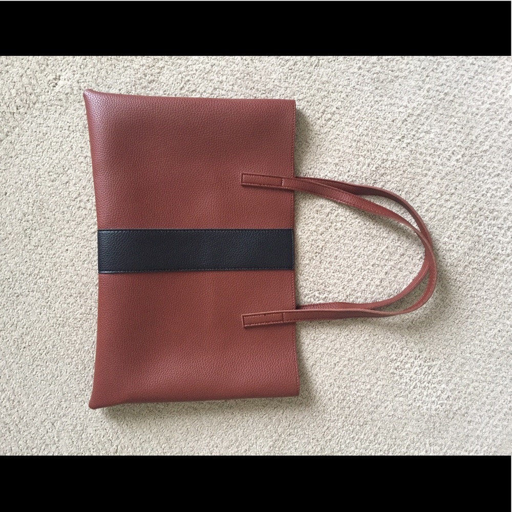 Vince Camuto Vegan Leather Luck Tote Bag - Picture 2 of 5